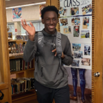 Happy Student-Athletes go back to school ay Mount Vernon high School New York and stop by the Destination: college office to say hi