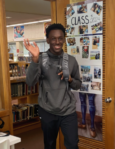 Happy Student-Athletes go back to school ay Mount Vernon high School New York and stop by the Destination: college office to say hi