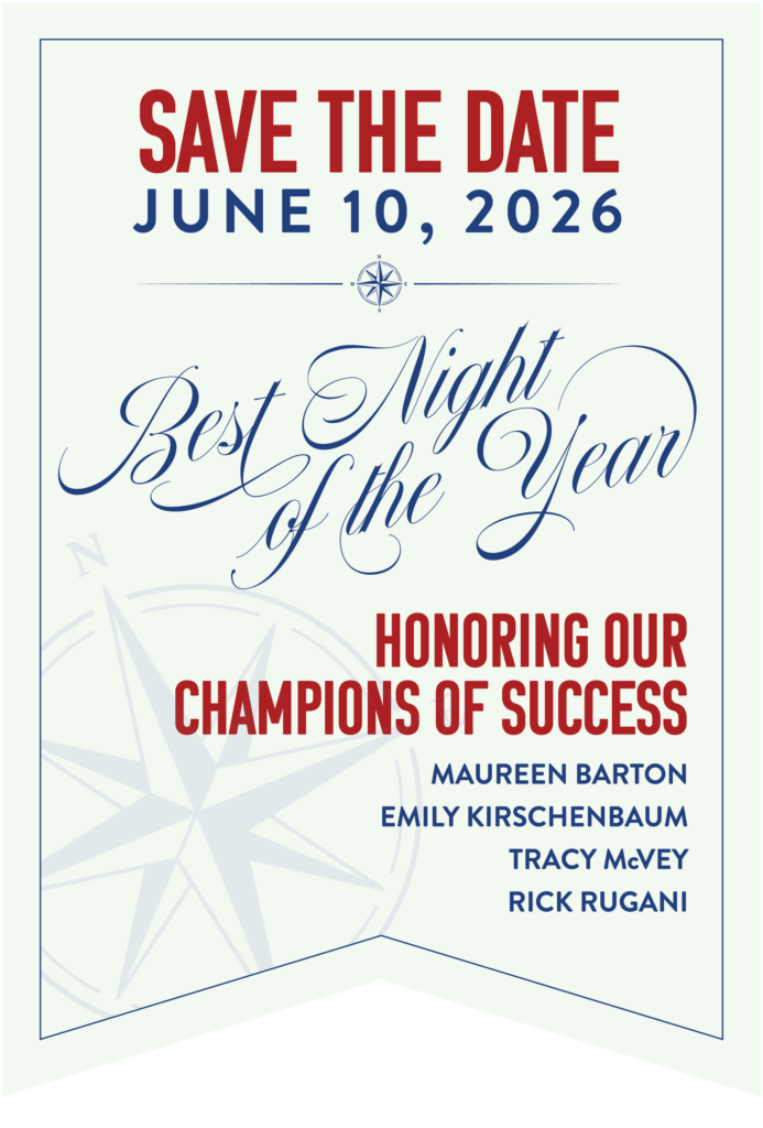 Save The Date graphic for Destination: College Best Night of the Year 2026